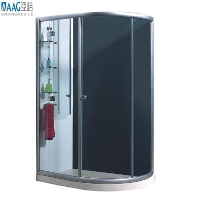 China New Style Modern Hot Sale Aluminum Curved Shower Room for sale