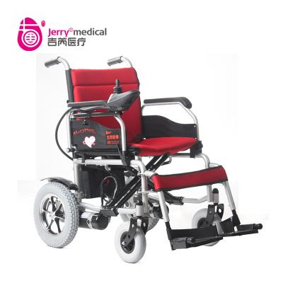 China Convenient Recharging Simple Power Wheel Chairs Foldable With Removable Battery Box for sale