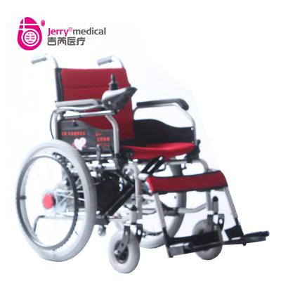 China Simple Outdoor Foldable Motorized Wheelchair Automated For Bariatric / Travel for sale