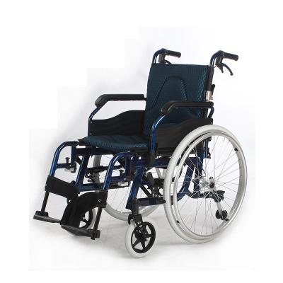 China Durable Folding Back Bariatric Manual Wheelchair With Fashionable Outer Cover for sale