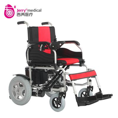 China PG / VSI Control Folding Steel Portable Electric Wheelchair With 250W Motor 20Ah Battery for sale