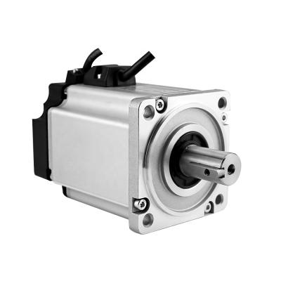 China CE Quality CNC Servo Motor 200W 220V AC 0.64nm Motor And Driver With 17bit Absolute Drip-proof Encoder for sale