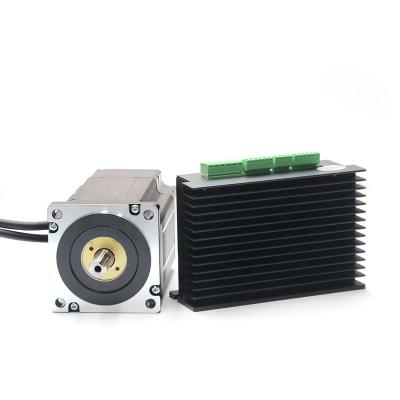 China Siheng motor factory CE quality 86mm 12nm nema34 60V 2 phase attached closed loop stepper motor for robot machine for sale