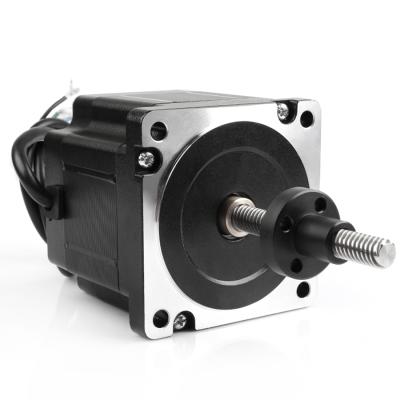 China Siheng 86mm ball 12V enclosed screw stepper motor, DC motor with high quality for sale