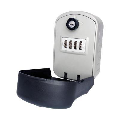 China Storage Keys or Valuables Waterproof Heavy Duty Key Lock Safe Wall Mounted Box with Combination and Key Lock for sale