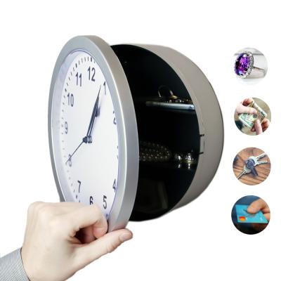 China Safe Secret Safe Hidden Container Secret Box Wall Clock Storage Valuables Compartment Wall Clock For Money Stash Jewelry Valuables Cash Storage for sale