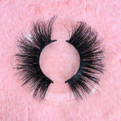 China Mink Lashes Wholesale Fluffy Effect Free Cost Best Longest Natural Soft Length 20mm 22mm Customized Packaging 5D Real Mink Eyelash for sale