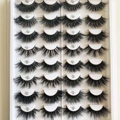 China Best Natural Soft Selling 25mm Real Mink Fur Eyelashes Dramatic Style Logo Packaging Custom Made 5D Mink Lashes Wholesale for sale