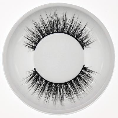 China Top Quality Silk Crisscross Synthetic Fiber 3D Lashes Cruelty Free Vegan False Eyelash 100% for sale