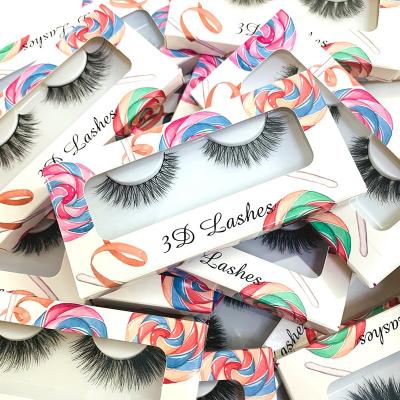 China Natural Hot Selling Long Eye Lash Qingdao Lash Vendor Fast Delivery Hair Lashes Private Label Double Layer Tapered Eyelash for sale