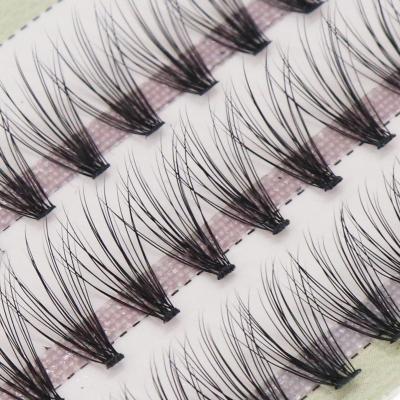 China Premium Natural Korean Fiber 10D/20D 0.07mm Long Bunch Eyelash Extension Premade Different Fan Lashes for sale