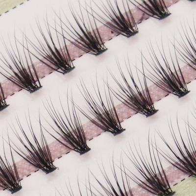 China PBT Natural Korean Fiber Long Bunch Lashes Different Eyelash Extensions Since C D Loop Lashes for sale