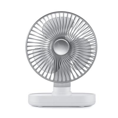 China Household WAN GONG Can Shake Main Fan Rechargeable Small Student Home Office Mute Usb Small Desktop Fan for sale