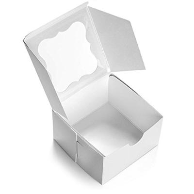 China Custom Wholesale White Recyclable Cake Boxes From China Food Packaging Manufacturer for sale