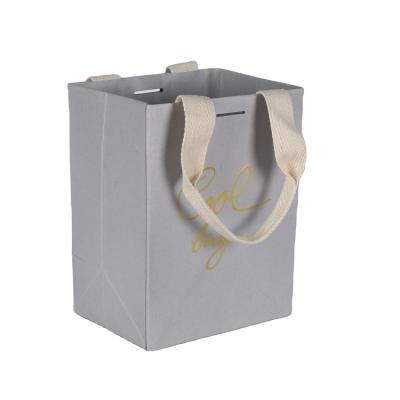 China Recycled Materials Custom Printed Art Paper Bag Brown Kraft Paper Shopping Bag With Handles for sale