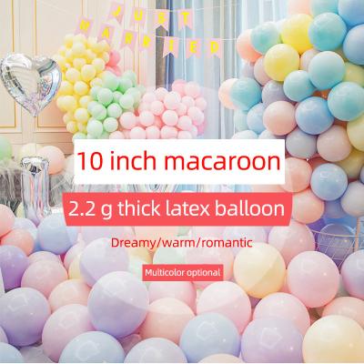 China Latex Macaron party decoration balloon mix and match balloon multicolor wedding single latex birthday decoration balloon for sale