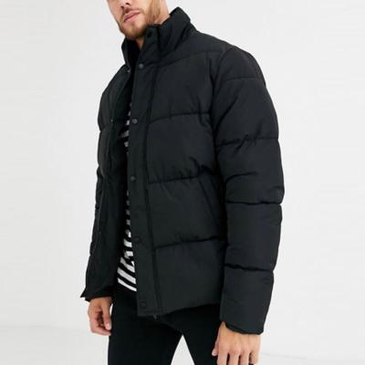 China Sustainable High Quality Mens Winter Funnel Neck Padding Lining Mens Jackets Coats for sale