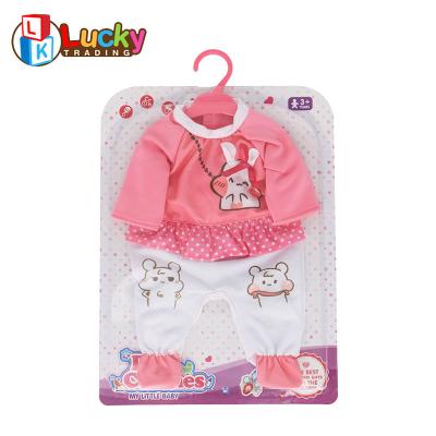 China Cartoon Toy Hot selling lovely baby dress up play doll clothes for sale