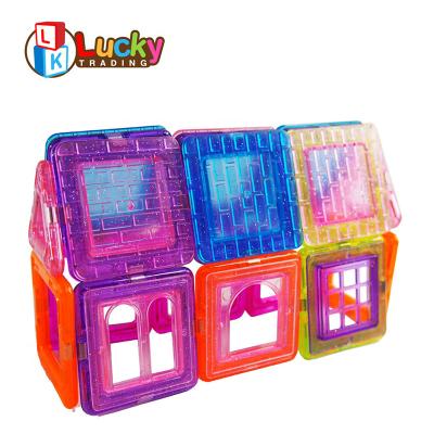 China 56pcs Mini Educational Creative Magic Magnet 3D Magnet Block Magnetic Building Blocks Children Building Toys for sale