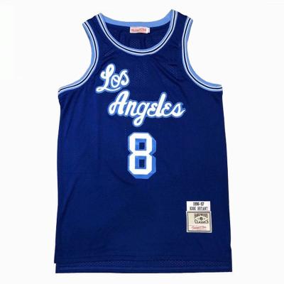 China 2021 New Model Breathable Breathable Mesh Ready To Ship Retro Basketball Uniforms Basketball Shirts Tank Tops For Men for sale