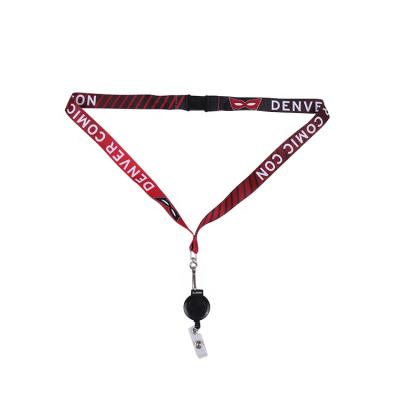 China Advertising Custom Ornaments Non Easy To Pull Break Anti Corrosion PE Material Lanyard for sale