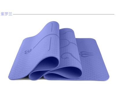 China Custom Travel Yoga Mat 8 Mm Cheap Wholesale Waterproof Non-Slip Tape Fitness Mat for sale