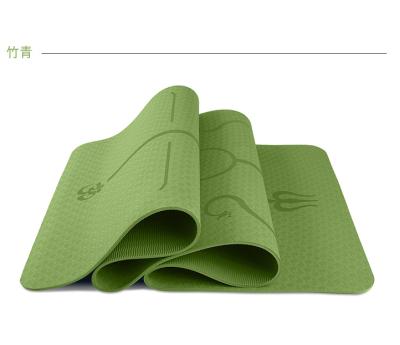 China Band tape thickened 8mm widened double layer fitness mat non-slip indoor yoga mat for sale