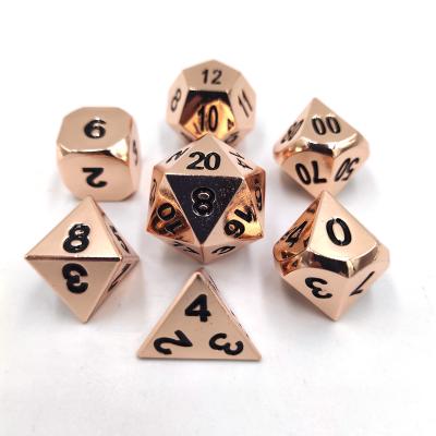 China 2021 New Arrival DND Underground Metal Dice Table Game Entertainment Dice Set YTSFC00105 for sale