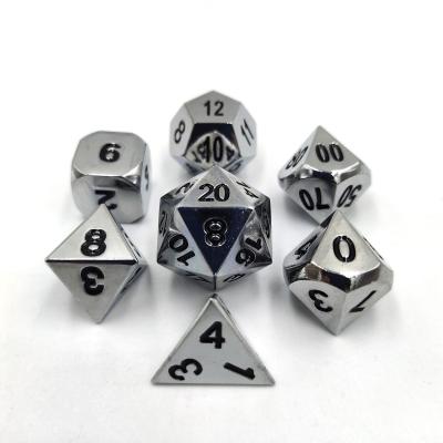 China Wholesale Cheap Mini Metal Dice Zinc Alloy Casino Game Polyhedral Dice YTSFC00103 for sale