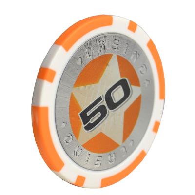 China New Arrival Customized Ceramic Multicolor Mini Round 11.5g Casino Colorful Poker Chips for sale