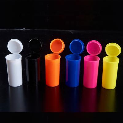 China Pharmaceutical Plastic PP Pill Pop Top Squeeze Bottles Container For Pills Herb Candy Degradable Bottle for sale