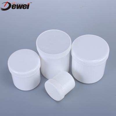 China PP Transparent Plastic White Opaque Jar 3/8oz 1/4oz 1/2oz 1oz 2o Z 4oz 8oz 16oz Amber Blue Red Green Clear for sale