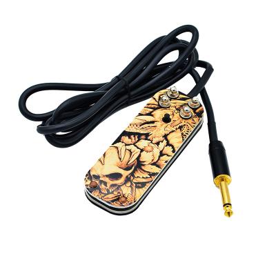 China Plegable Mini Stainless Steel Tattoo Professional Food Pedal For Tattoo Power Supply Tattoo Accessories for sale