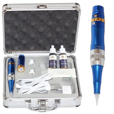 China Hot Sales Permanent Electric Tattoo Machine Pen Tattoo Kit With Tattoo Cartridge Needles And Clip Cord for sale