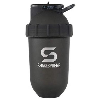 China Stocked 24 oz SHAKESPHERE Protein Shaker Bottle and Smoothie Cup Bladeless Blender Cup Purees Raw Fruit Without Blending Ball for sale