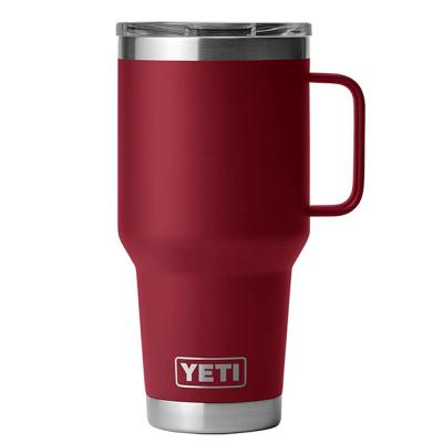 China 30 oz Travel Mug Stainless Steel Vacuum Stocked Insulated YETIRambler with Fortress Lid and Magslider Lid for sale