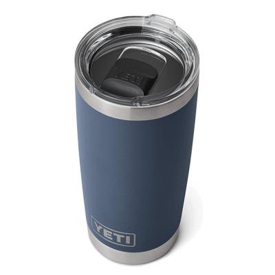 China 20oz 30oz Stainless Steel Vacuum Insulated Tumbler With MagSlider Lid Two Stocked Standard Lids YETIRambler for sale