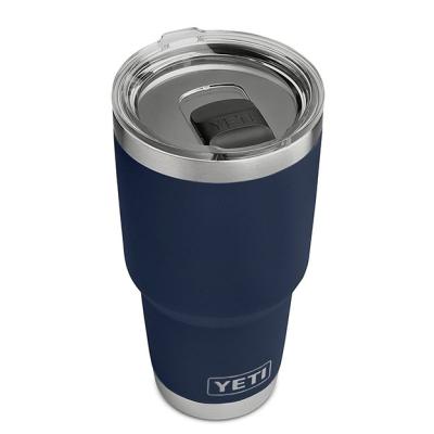 China Hot Sale 30oz Stainless Steel Vacuum Insulated Tumbler With MagSlider Lid Two Standard Stocked Lids YETIRambler for sale