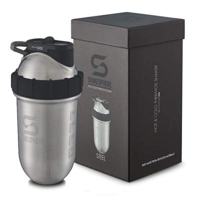 China 24oz SHAKESPHERE Tumbler STEEL Protein Shaker Bottle Keeps Hot Drinks Cold HOT cold stocked no mix ball for sale