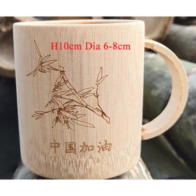 China Viable Wholesale Custom Reusable Bamboo Coffee Tea Cup Mug With Custom Logo for sale