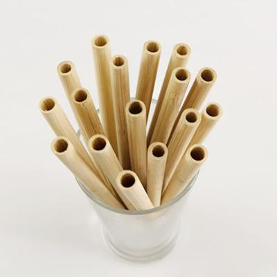 China 100% Disposable Eco-Friendly Biodegradable Bamboo Straw For Drinking With Customized Size And Packing for sale