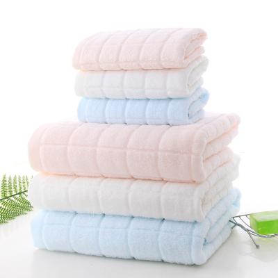 China Custom Logo Towel Solid Color Face Use Home Use Quality Pure Cotton Bath Wash Towel Soft Super Soft Wholesale Child Safe Embroidery For Hotel for sale