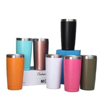 China BPR Free Double Wall Insulated Stainless Steel Water Tumbler Vacuum Car Cup Outdoor Travel Cup With Lid en venta