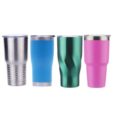 Cina BPR Free Double Wall Vacuum Stainless Steel Water Tumbler Coffee Cup Outdoor Travel Cup in vendita