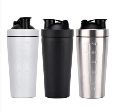 Cina Customized 500ml/750ml Capacity Sports Water Bottle Stainless Steel BPA Free Coffee Milky Tea Shake in vendita