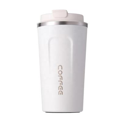 中国 Double Wall Stainless Steel Insulated Coffee Mug Water Tumbler Travel Thermos 350ml With Lid 販売のため