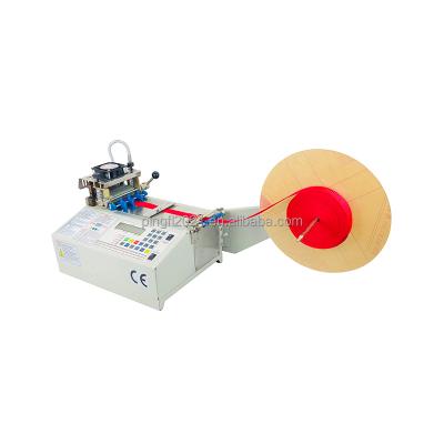 China hot & Cold Knives Cutting Fabric Cloth Slitter 160mm PFL-990S Factory Automatic Tape Cutter Direct Large Polyester Heavy Duty Nylon Strap for sale