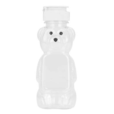 China Fashion Accessories 150ml 300ml, 500g Bear Empty Honey Squeeze Juice Bottles Plastic PET Bottle Dropper Oil Bottle for sale