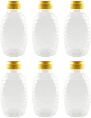 China Personal Care 500g Honey Bottle Portable Transparent Thickened Plastic Jam Ketchup Sub Bottle Squeeze Bottle for sale