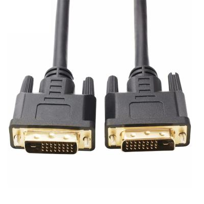 China Multimedia Gold Plated High Resolution DVI Cable DVI 24+1 24+5 Cable Adapter Male To Male Customize Size for sale